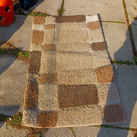 MCM shag area rug - Picture 1 of 2